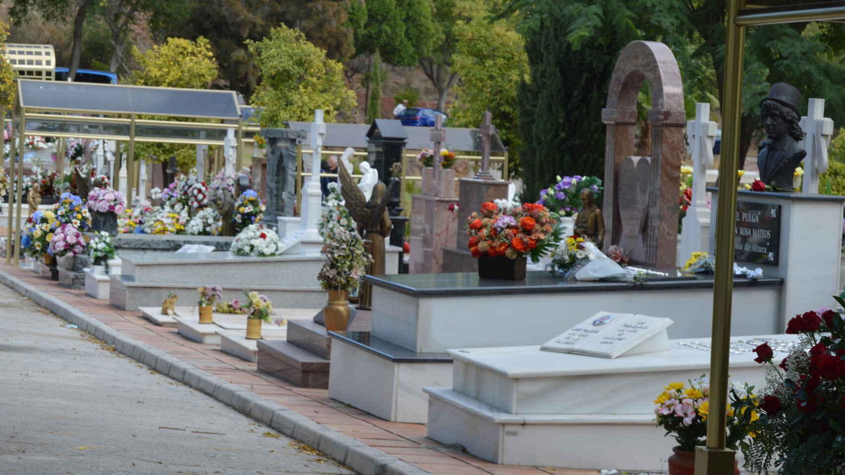 Imagen de archivo de un cementerio