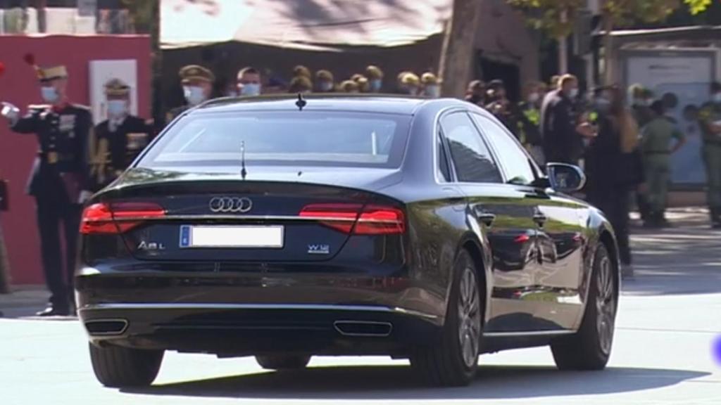 El coche oficial de Pedro Sánchez, heredado de Mariano Rajoy.