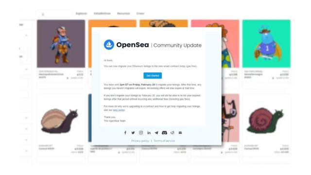 Phishing para robar NFT