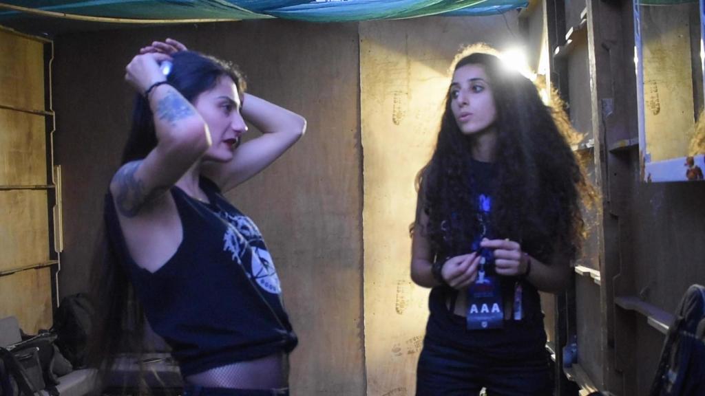 Shery Bechara y Lilas Mayassi.