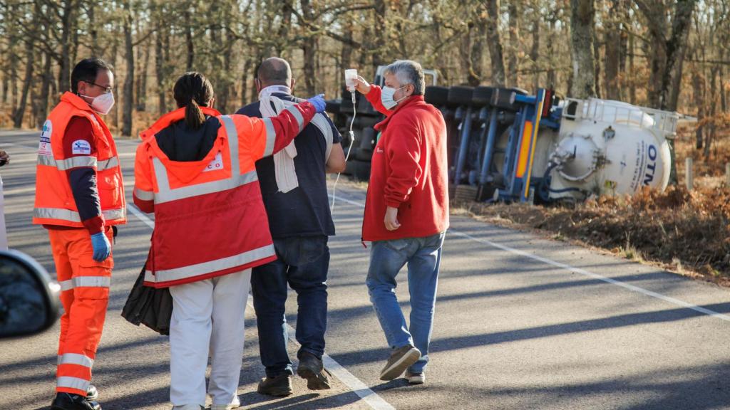 Herido en el accidente Villasrrubias | ICAL - Vicente