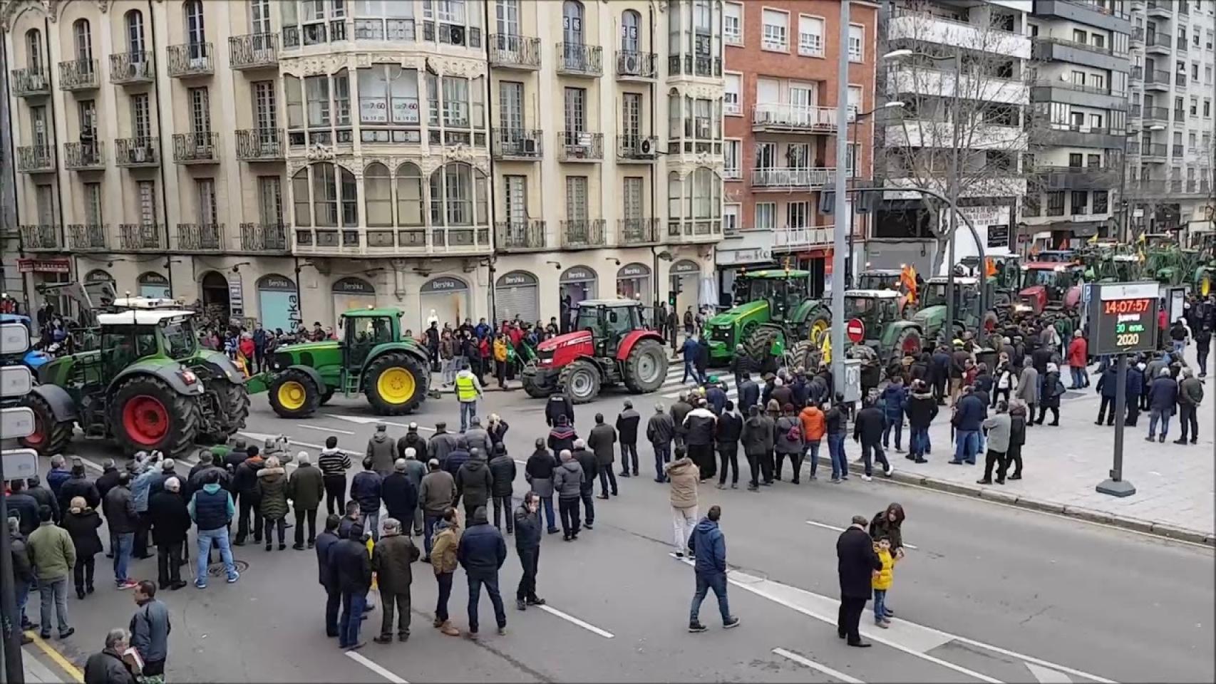 Tractorada en Zamora