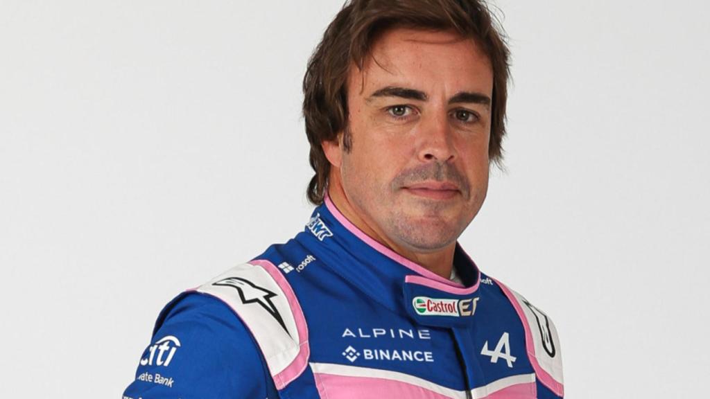Fernando Alonso, en la presentación de Alpine