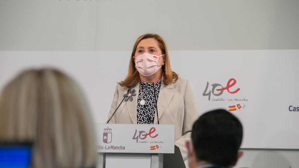 Rosa Ana Rodríguez, consejera de Educación, Cultura y Deportes de Castilla-La Mancha. Fotos: JCCM.