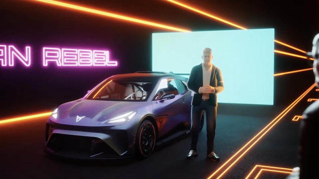 Un avatar de Wayne Griffiths, presidente  de Seat y Cupra, en el metaverso.
