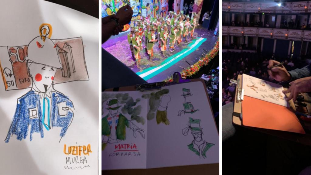 Arte desde el palco: La Málaga Moderna descubre el Carnaval de Málaga a través de sus pinceles.
