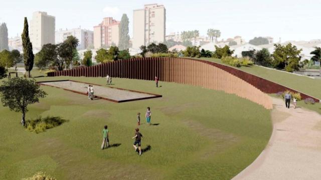 Infografía del equipamiento proyectado en el parque de San Rafael.