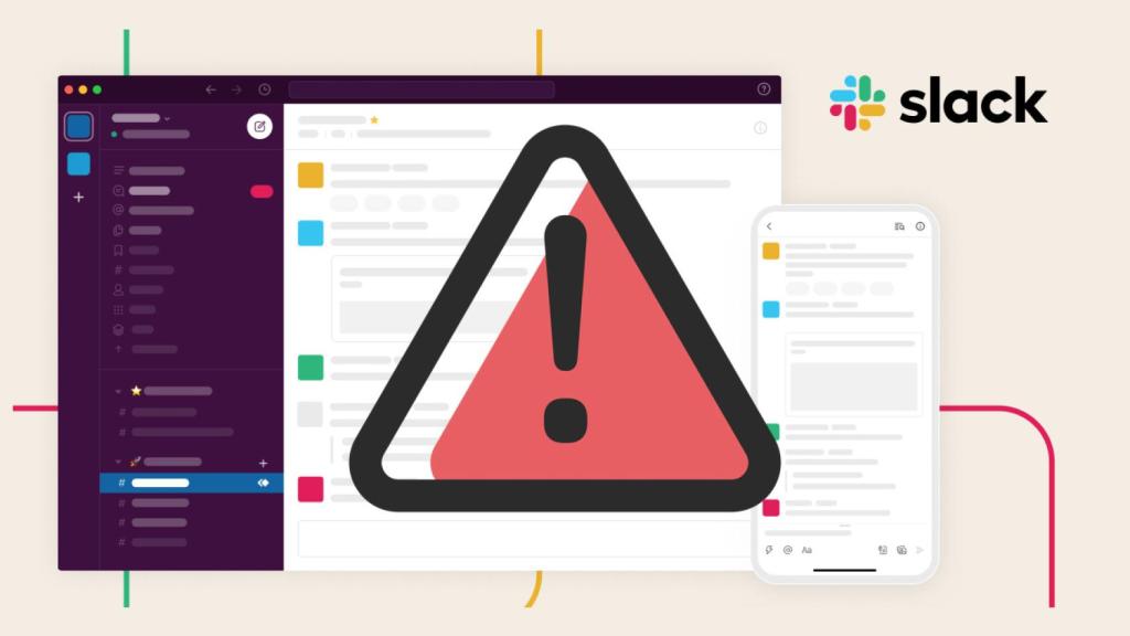 Interfaz de Slack.