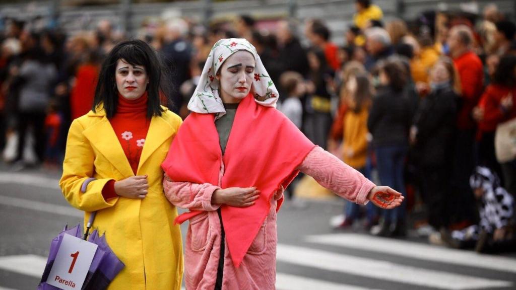 Anterior edición del Entroido en Santiago.