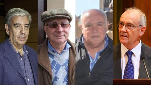 De izquierda a derecha: César Chaparro, Antonio Barrantes, Diego Soto y Manuel Casado.