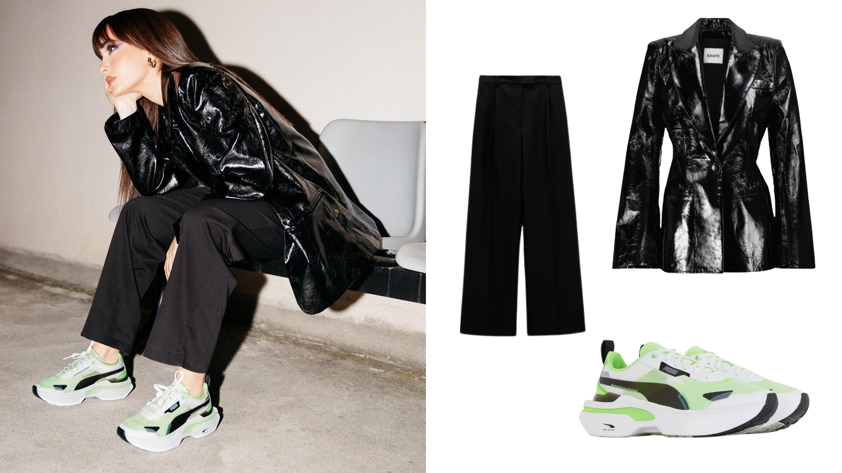 Aitana, con un 'look' deportivo y muy en tendencia.