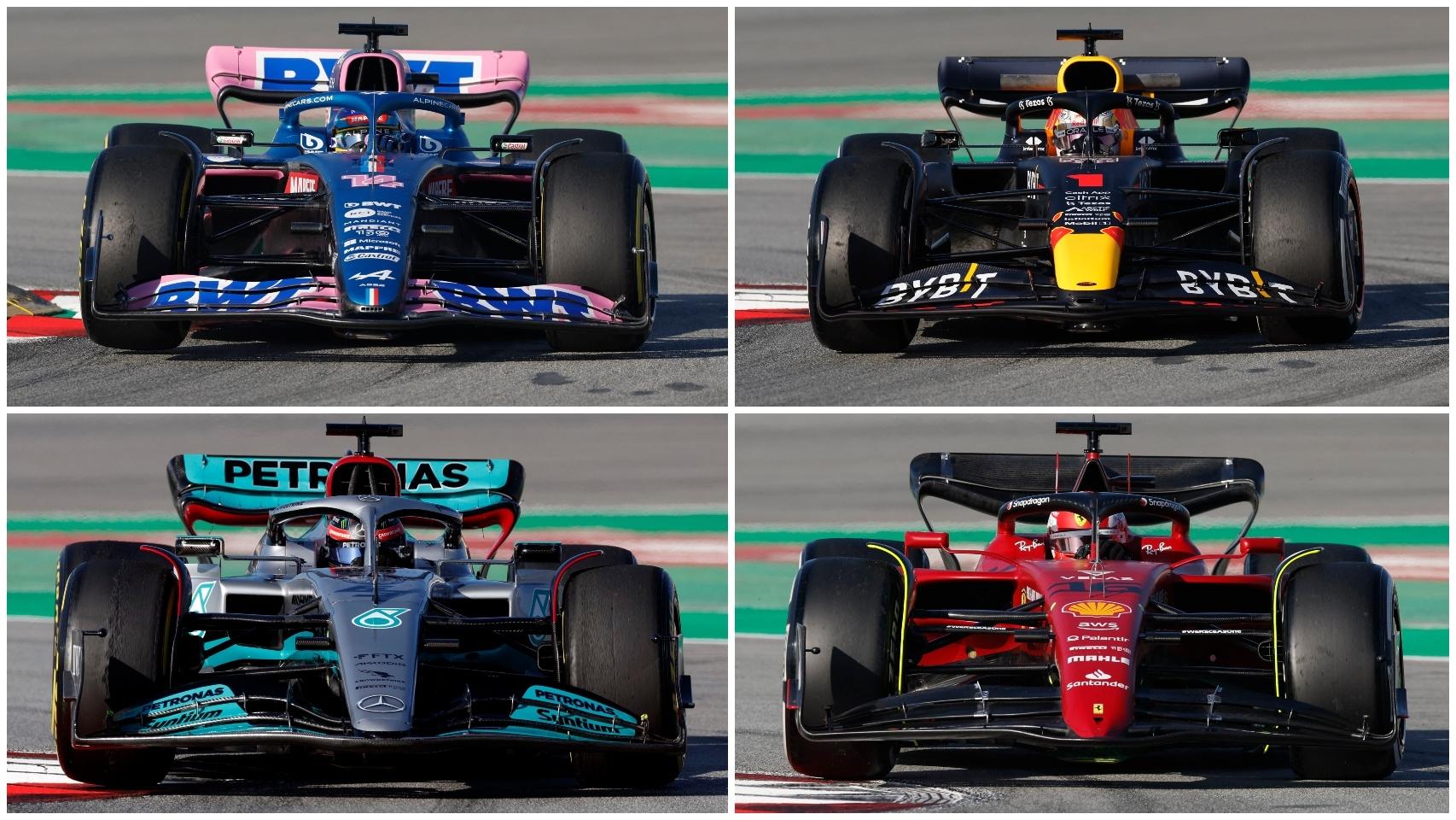 Los monoplazas de la Fórmula 1 2022