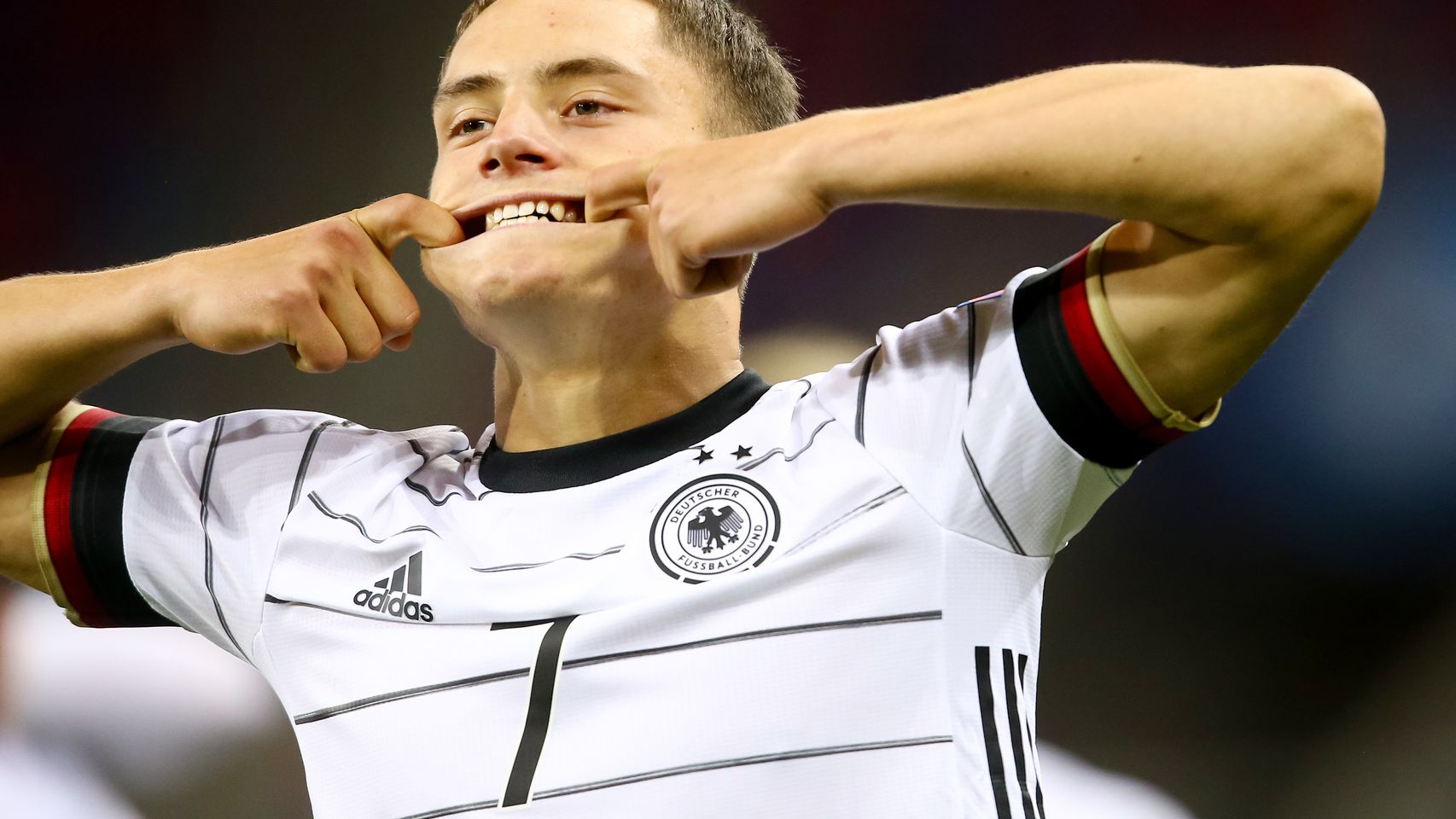 Florian Wirtz, con la selección Sub21 de Alemania.