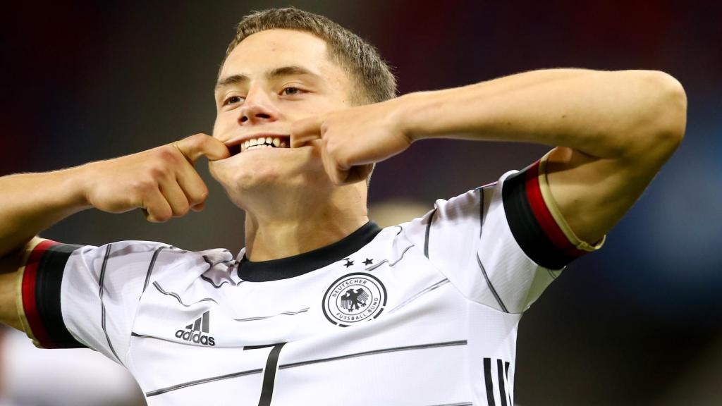 Florian Wirtz, con la selección Sub21 de Alemania