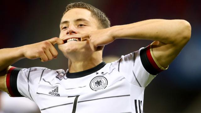 Florian Wirtz, con la selección Sub21 de Alemania.