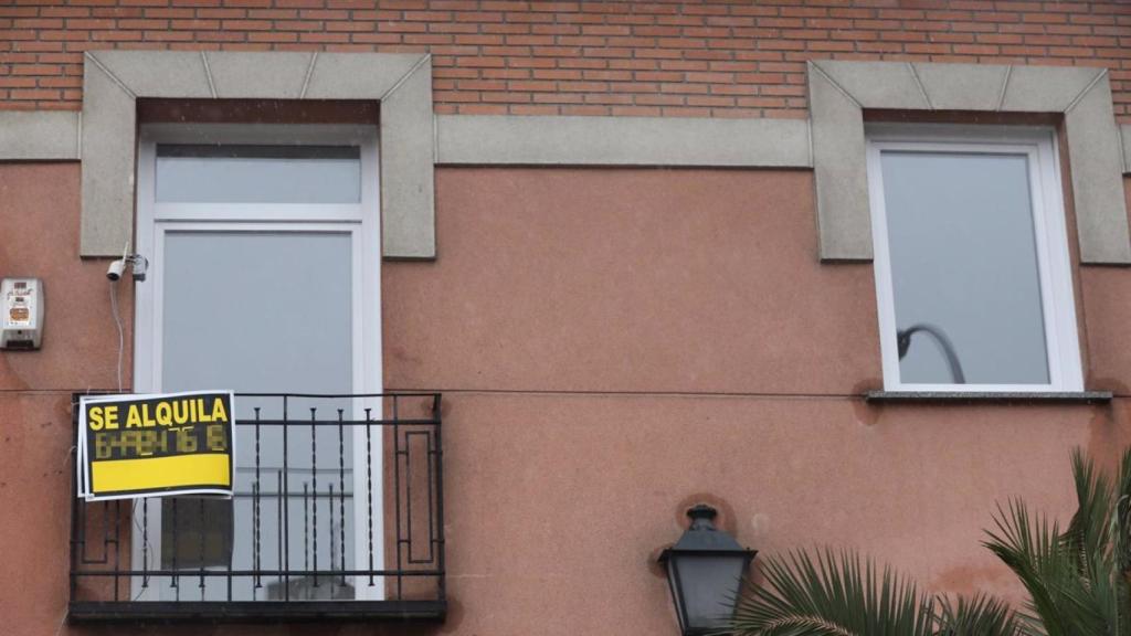 Una vivienda en alquiler.