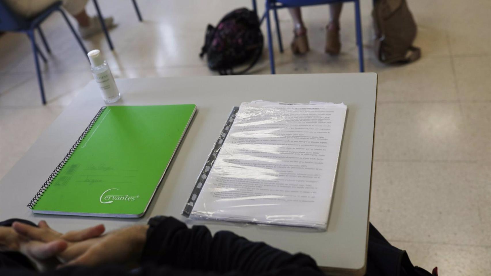 Alumnos en un aula de un colegio.