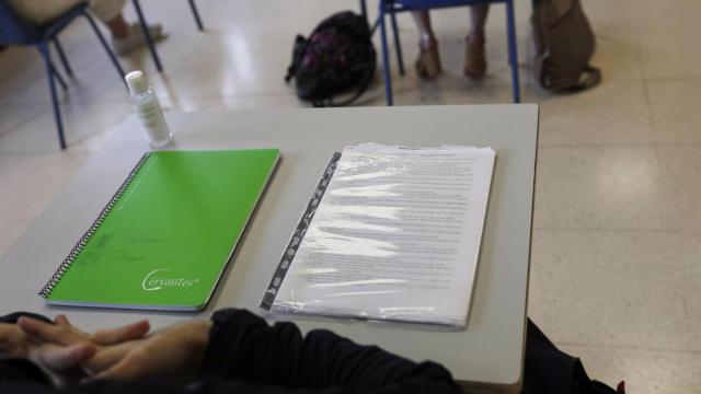 Alumnos en un aula de un colegio.