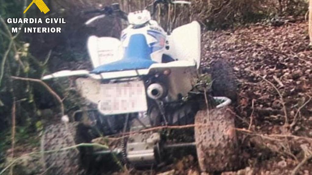 Imagen del quad recuperado