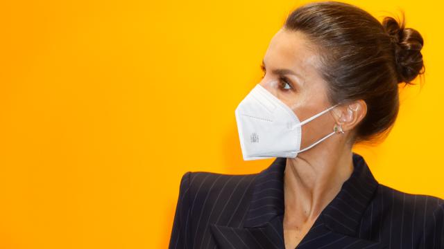 La reina Letizia a su llegada a la 41ª edición de la Feria Internacional de Arte Contemporáneo-ARCOmadrid.