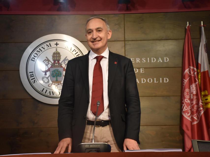 Antonio Largo, momentos antes de comenzar su rueda de prensa