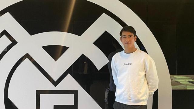 Takuhiro 'Pipi' Nakai, en las oficinas de la Ciudad Real Madrid.