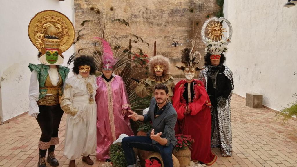 Vecinos de Pego en Carnaval.