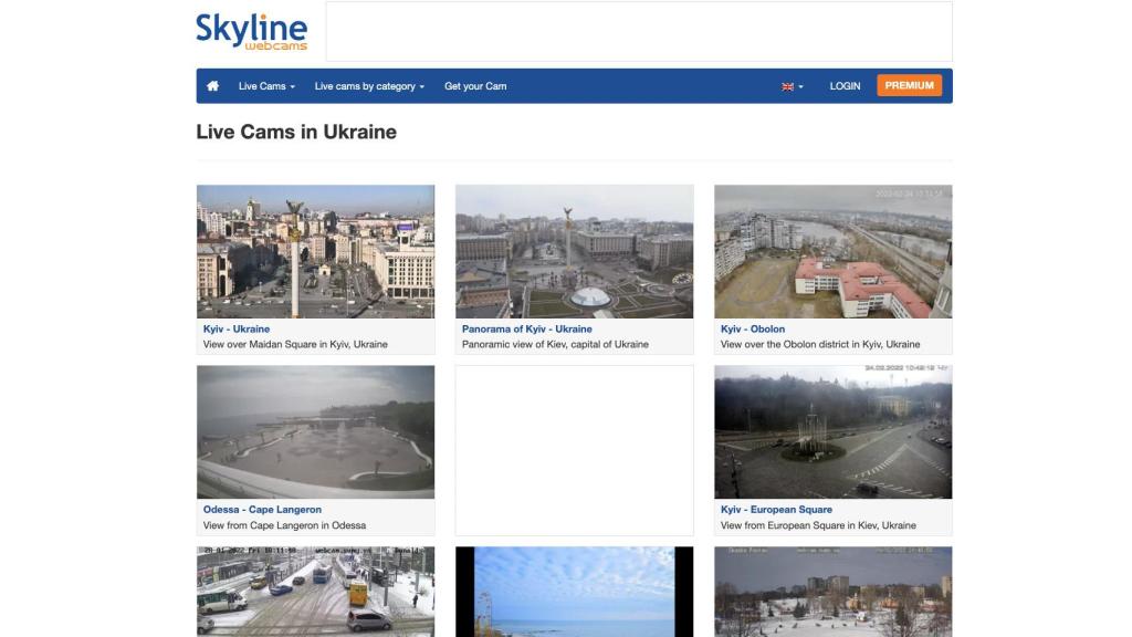 Webcams en vivo.