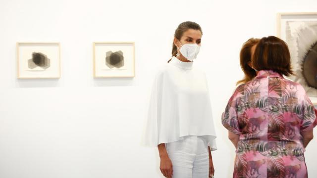 La reina Letizia durante la Feria ARCO de 2021.