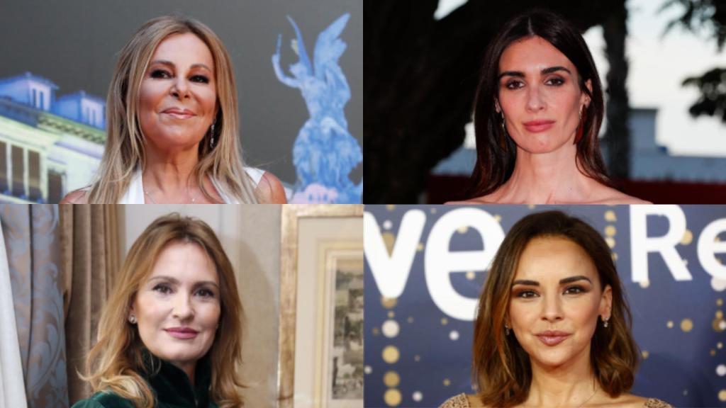 Ana Obregón, Ainhoa Arteta, Paz Vega y Chenoa en un fotomontaje de JALEOS.