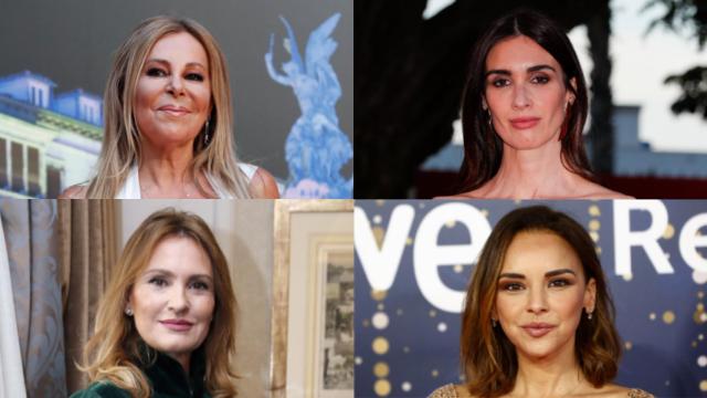 Ana Obregón, Ainhoa Arteta, Paz Vega y Chenoa en un fotomontaje de JALEOS.