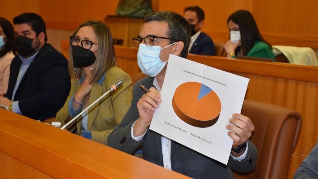 Luis Enrique Hidalgo, concejal de Hacienda y de Contrataciones y Seguimiento de las Concesiones. Foto: Ayuntamiento de Talavera