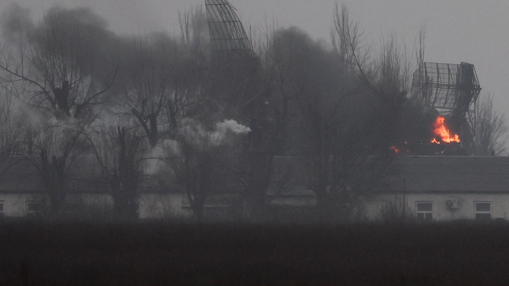 Primeras imágenes del bombardeo sobre Kiev y varias ciudades ucranianas más.