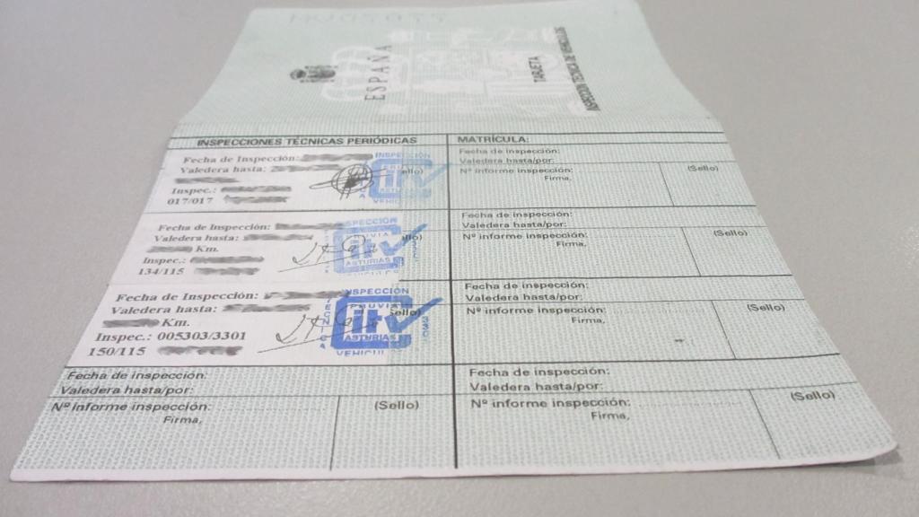 Tarjeta de Inspección Técnica