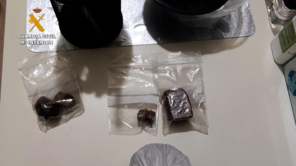 Drogas incautadas.