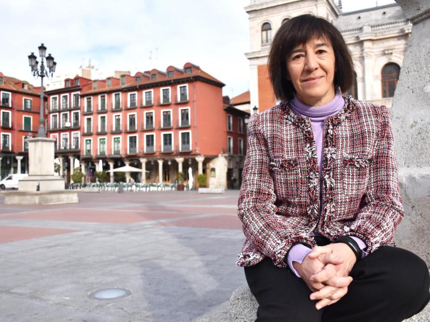 Helena Castán durante la entrevista
