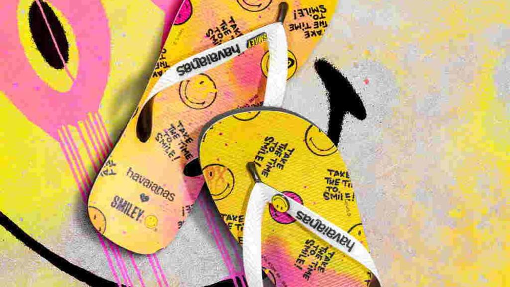 Havaianas para Smiley.
