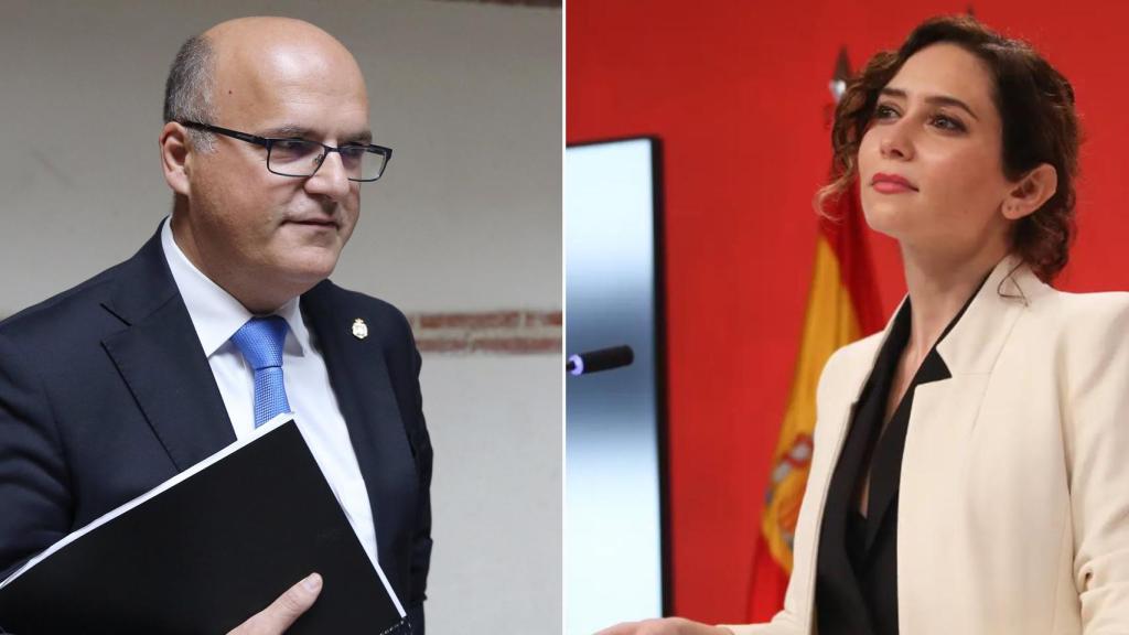 Xose Manuel Baltar e Isabel Díaz Ayuso.