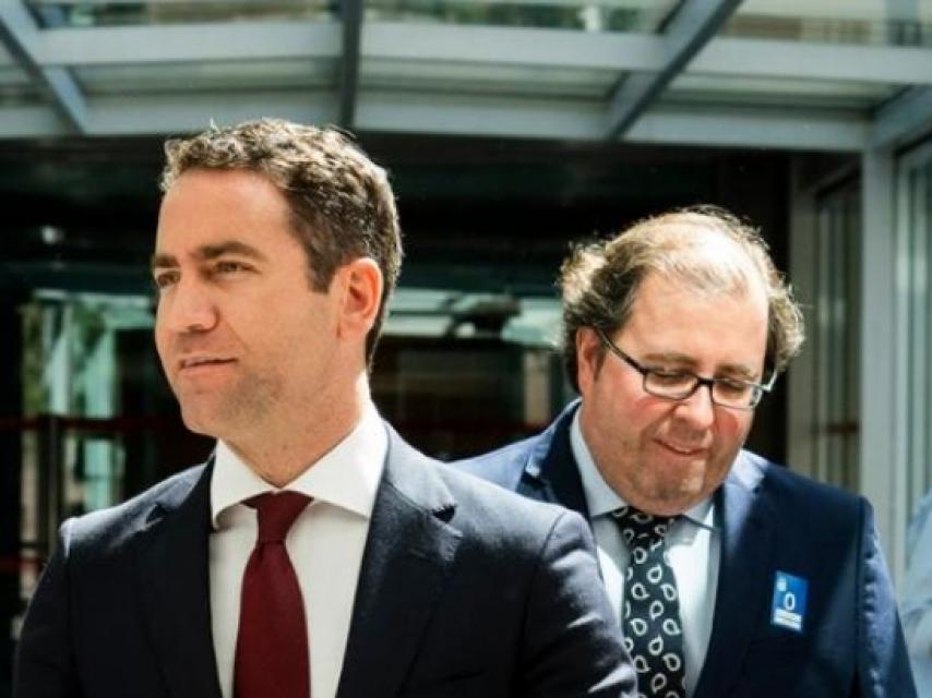 Alberto Casero junto a Teodoro García Egea.