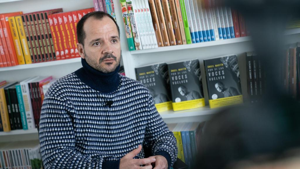 Ángel Martín, durante la entrevista con este periódico.