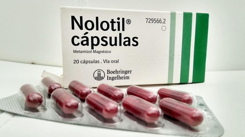 Envase de Nolotil.