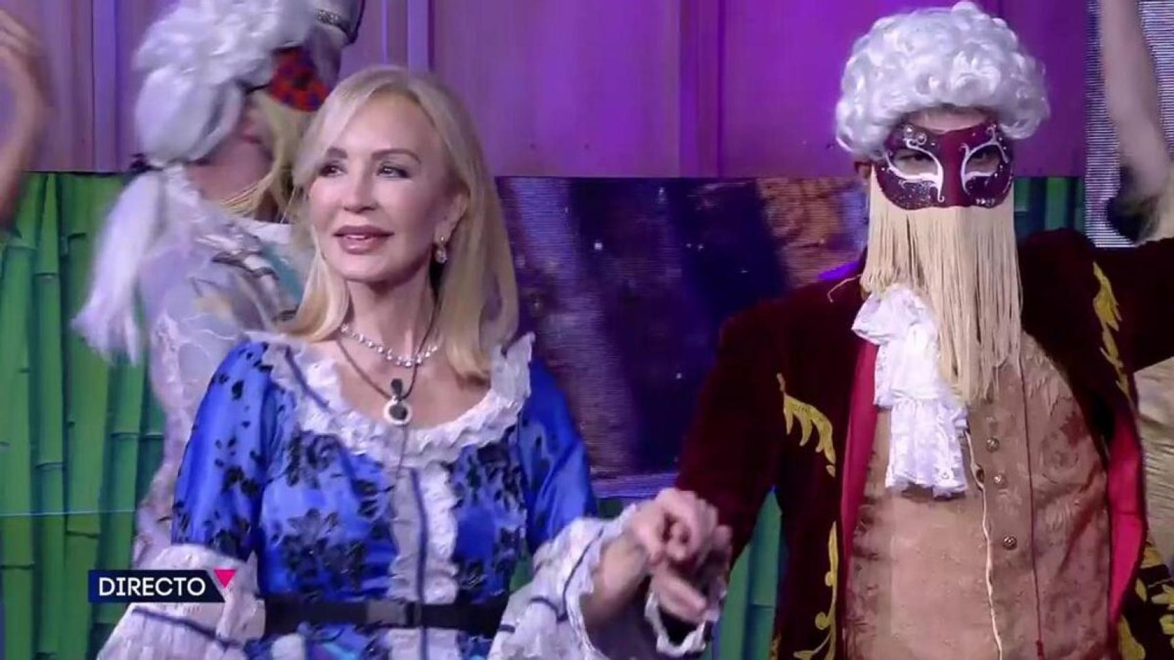 Carmen Lomana convivirá con los concursantes de 'Secret Story' hasta el domingo.