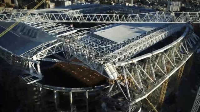 Las alturas del Santiago Bernabéu