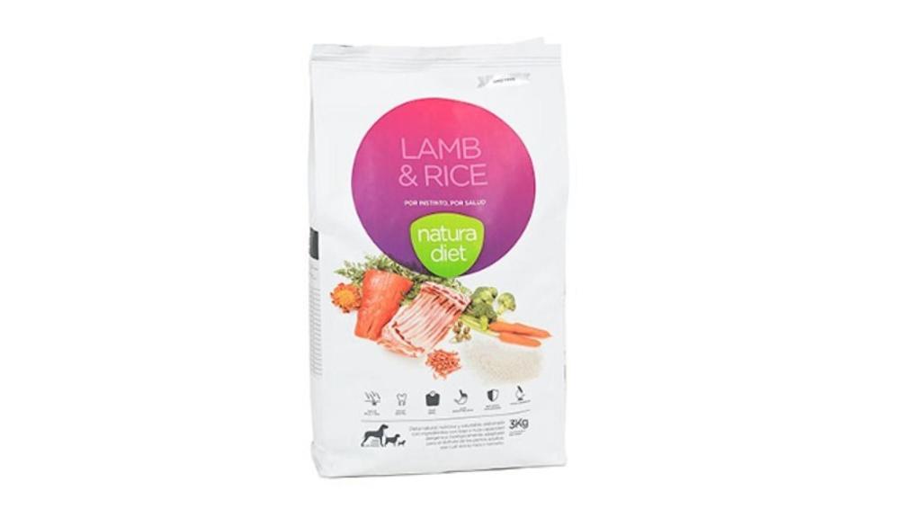 Natura Diet Adulto Cordero y arroz pienso para perros