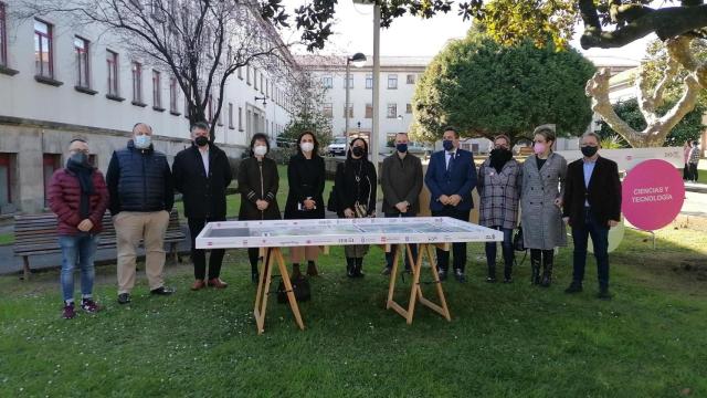 Presentación del evento en el Campus de Ferrol.