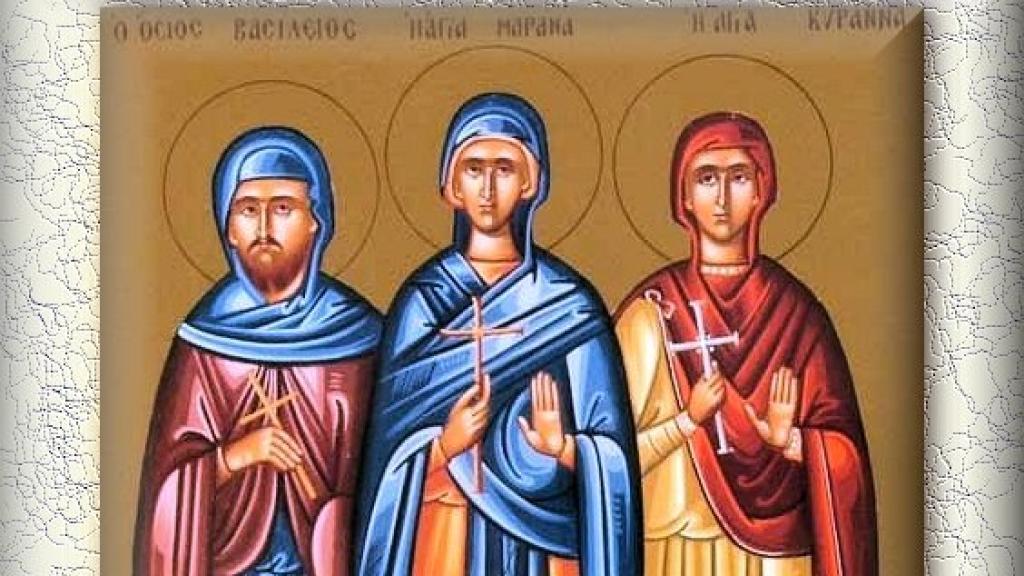 Santa Cira y Santa Marana.