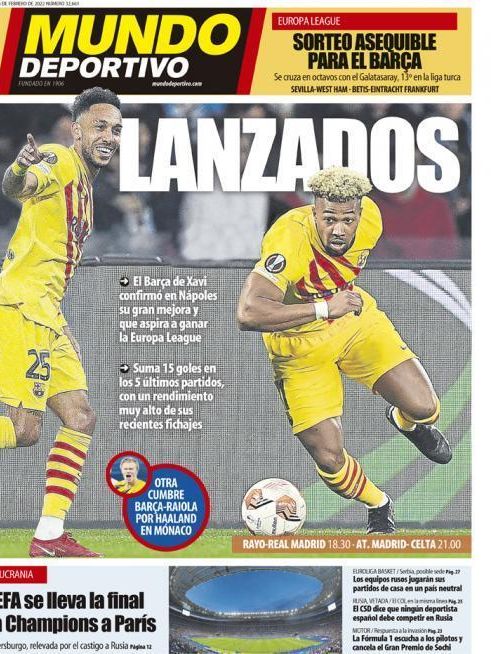 Portada Mundo Deportivo