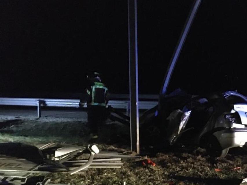 Herido un joven de 26 años tras un accidente de tráfico en la provincia de Valladolid