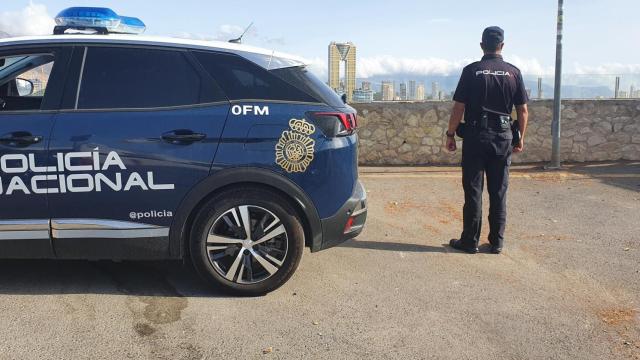 La Policía Nacional de Benidorm.