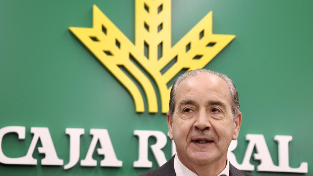 Cipriano García, director general de Caja Rural de Zamora, en la inauguración de la nueva central de Madrid